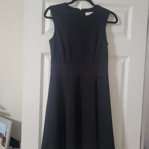 Calvin Klein Illusion Trim Dress - Black